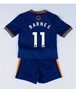 Günstige Newcastle United Harvey Barnes #11 3rd trikot Kinder 2025-26 Kurzarm (+ Kurze Hosen)